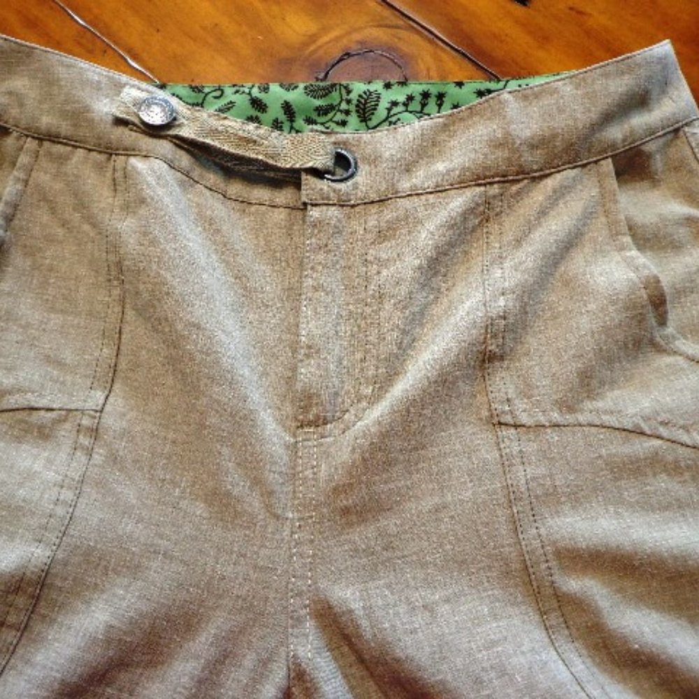 Nwt Isis Do-Be Capri Shiitake 4 Adjustable Waist - image 2